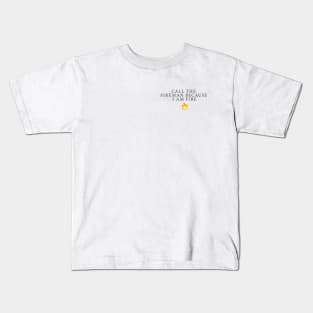 Fire text Kids T-Shirt